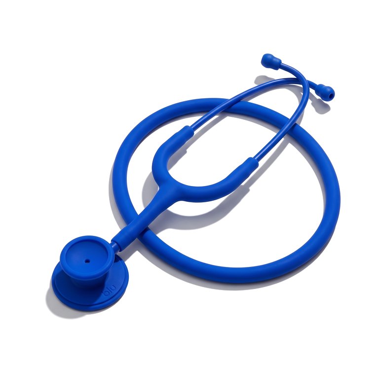 Blue silicone stethoscope